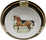 Imperial Horse Serve Bowl 9\ 9\ Diameter